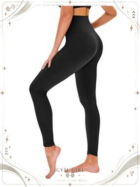 High Waisted Tummy Control Leggings Soft Stretchy Yoga Workout Pants
